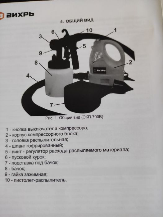 Краскопульт электрический
