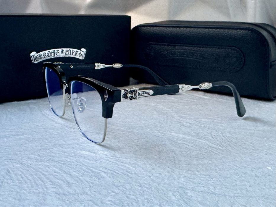 Очила за компютър Диоптрични рамки прозрачни слънчеви chrome hearts