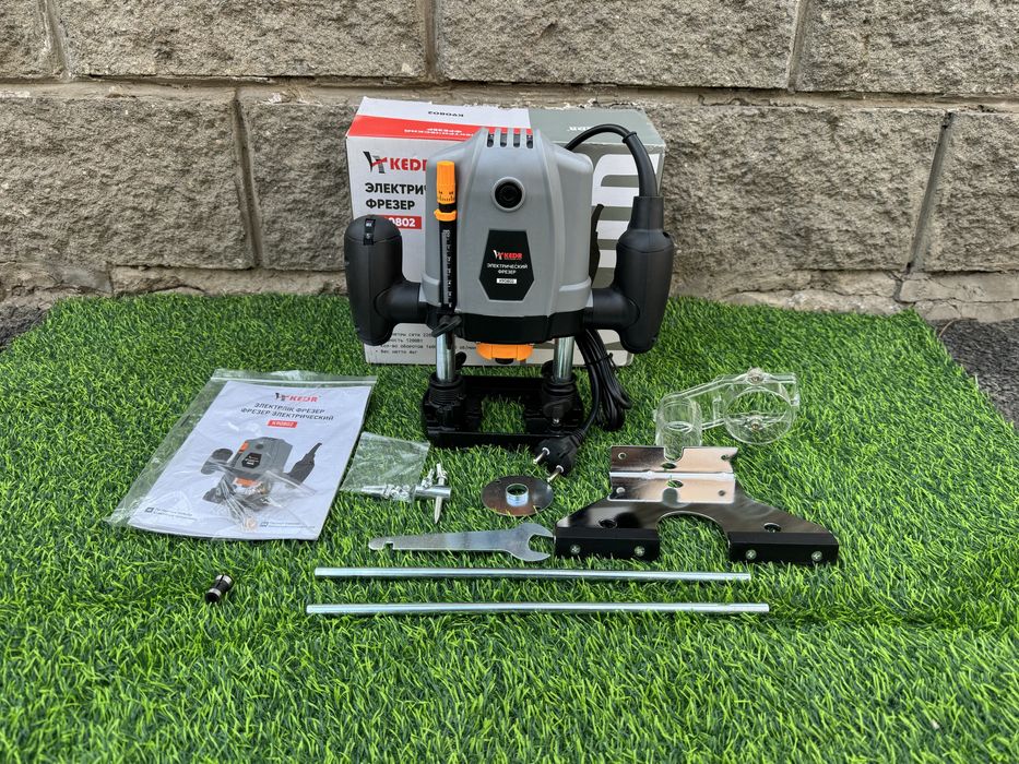 Электрический фрезер «KEDR» 1200 Ватт. Размер цанги: 6 и 8 мм