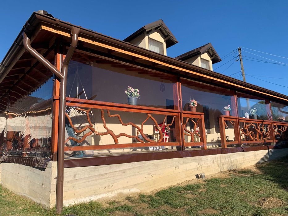 Inchidere terase si foisoare cu folie PVC Cristal 0.8 mm