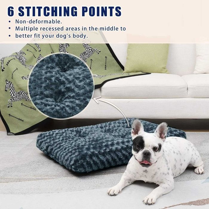 Легло за кучета OKYUK, което може да се пере, (M, тъмно сиво)