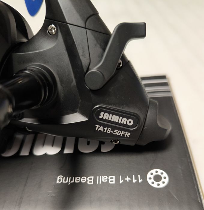 SET 3 Mulinete Crap SAIMINO TA18-50FR cu baitrunner 12 Rulmenti
