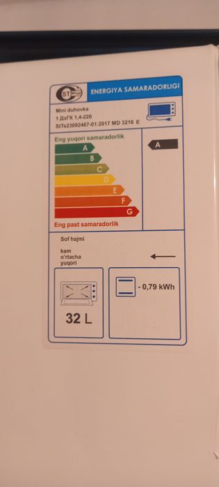 Электрический духовка