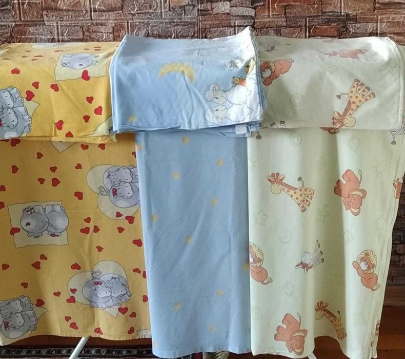 Спално бельо със забавни принтове, за легло 60/120 см (15, 12, 8 лв)