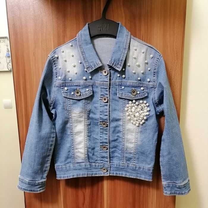 Кокетно дънково яке