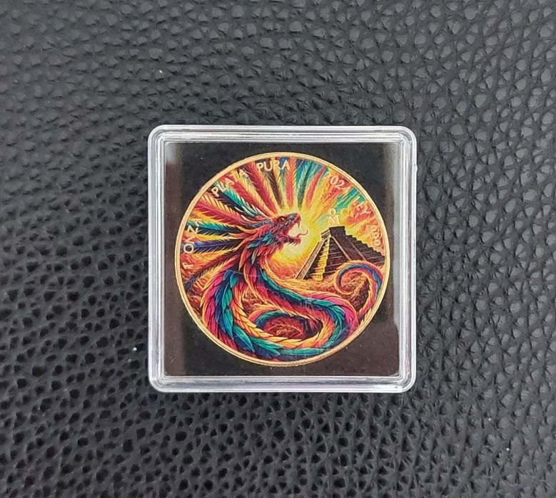 Лимитирана сребърна монета Мексикански Либертад 2024 Кецалкоатъл