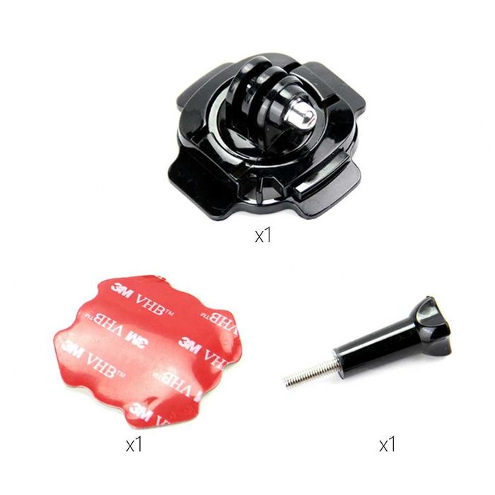 Pindere casca adeziv cu reglaj 360 pt GoPro 7/8/9/10/11/12 DJI Osmo