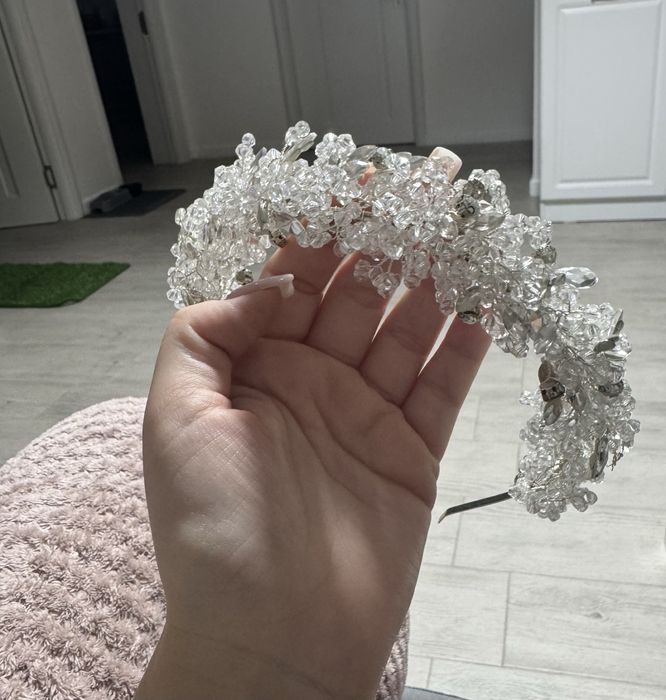 Vand diadema + cercei mireasa