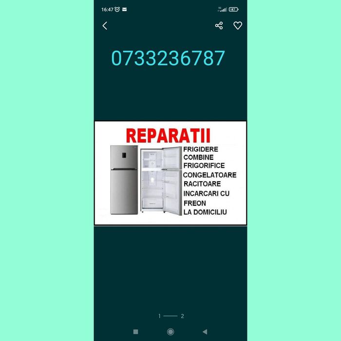 Reparatii frigidere