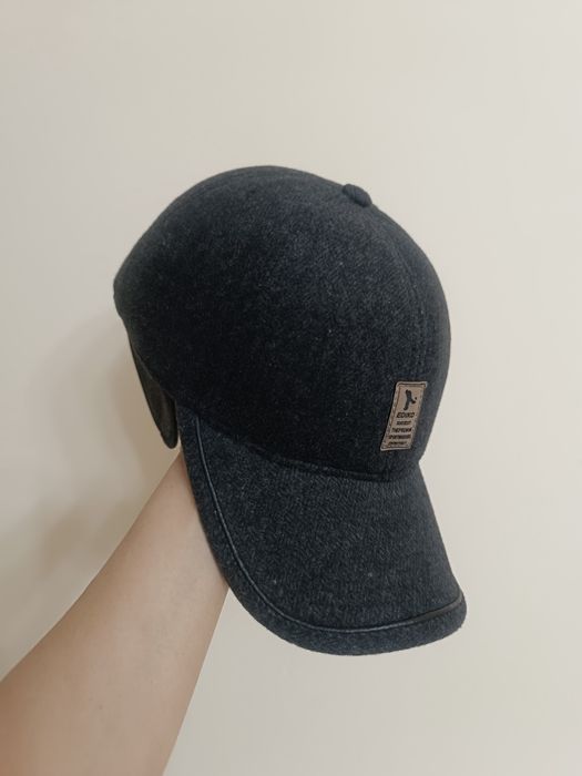 Мужская теплая кепка