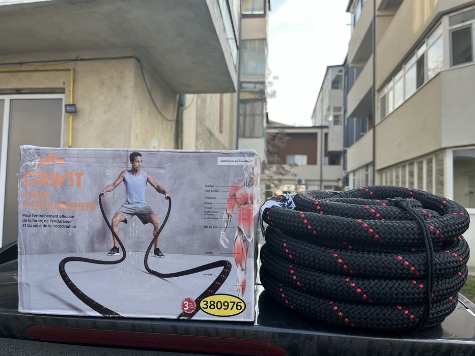 Franghie de antrenament - crossfit - battlerope