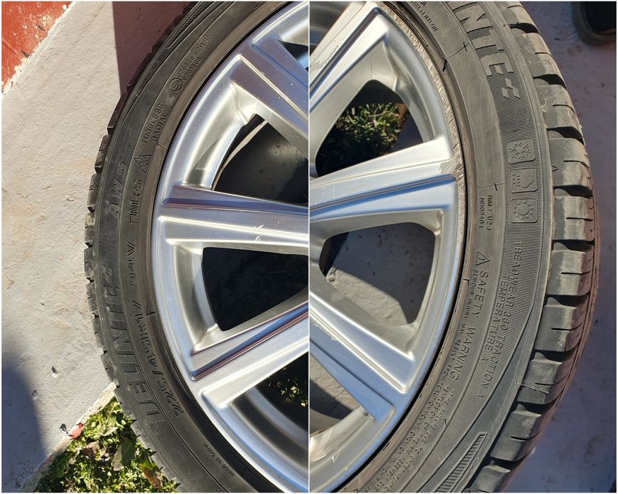 Vând roți complete 4 bucăți, 225/45 R17