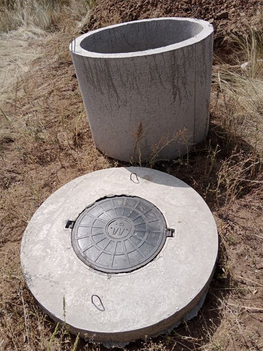 Продам ЖБИ кольцо и крышка