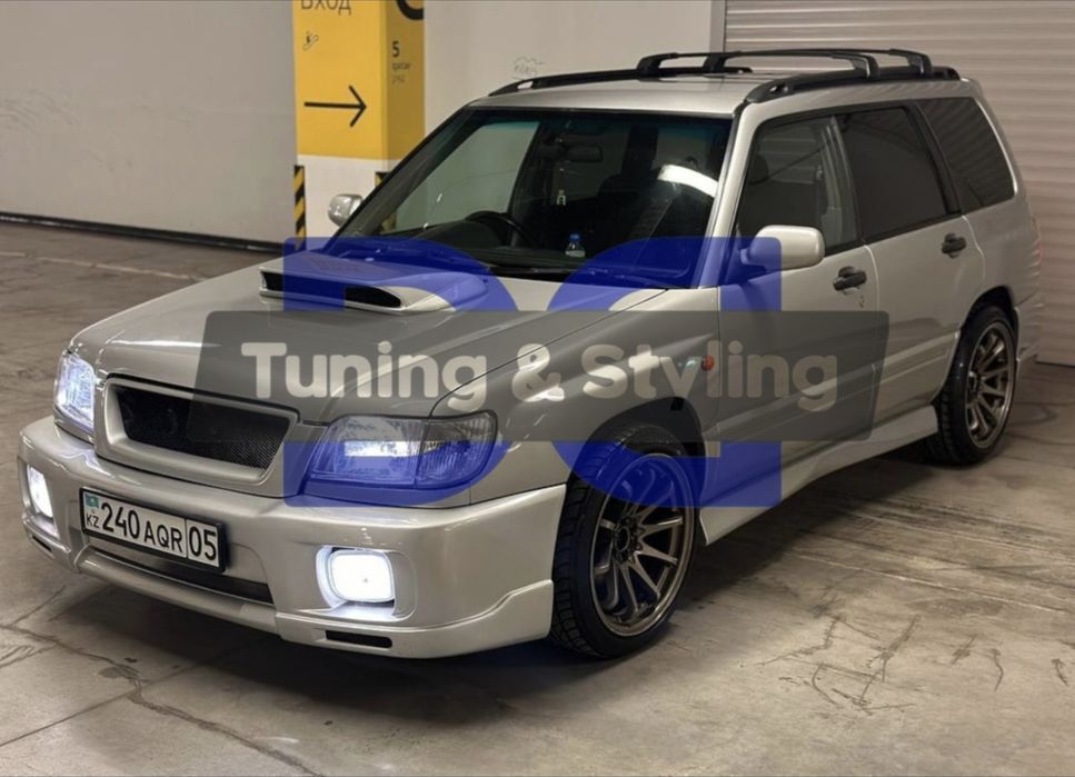 Бампер STI 2m Пороги Субару Форестер