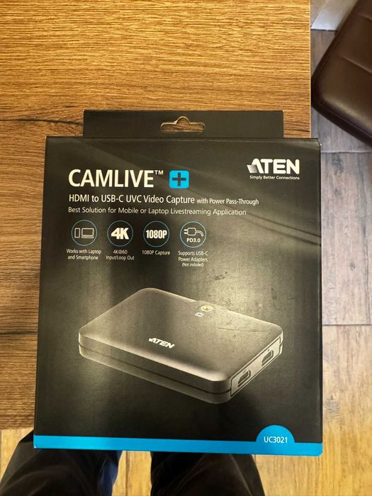HDMI to USB-C UVC Video Capture ATEN UC3021 CAMLIVE™+
