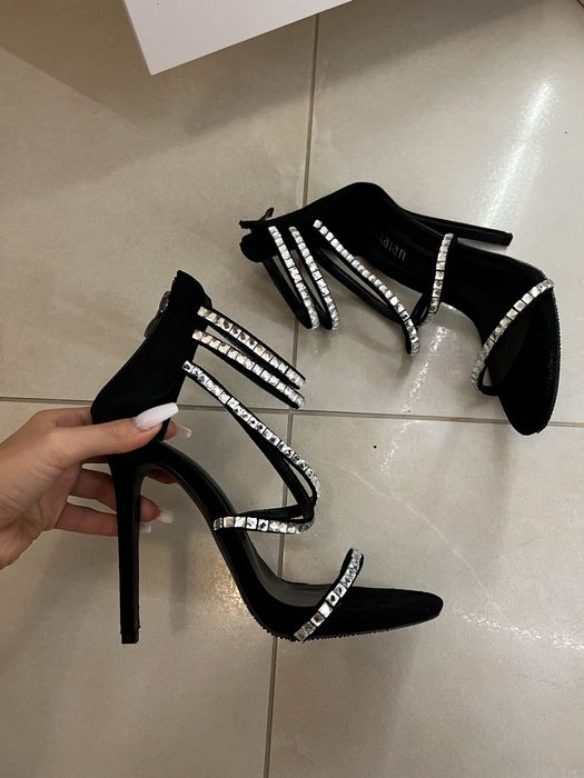 Налични дамски сандали 36/37 размер велур