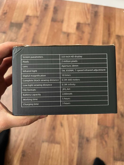Бинокъл за нощно виждане с инфрачервена светлина–HD, 4K, 10x зум