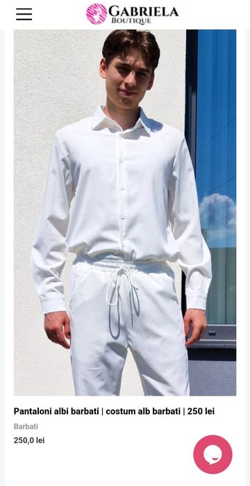 Înbrăcăminte alba de botez