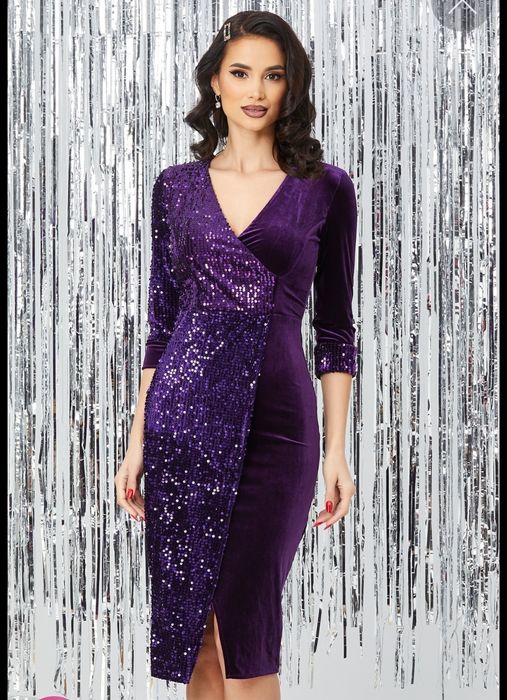 Rochie ocazie catifea