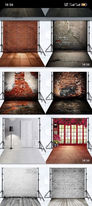 Фото фоны  ПВХ, ткань