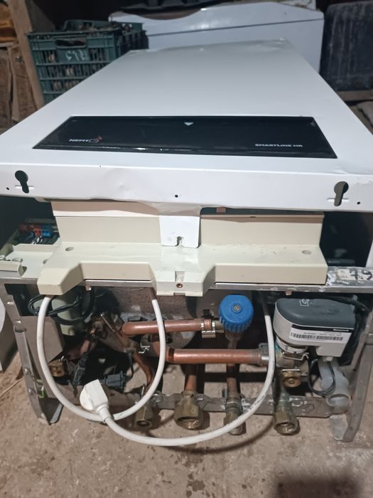 Газовый котел в рабочем состоянии