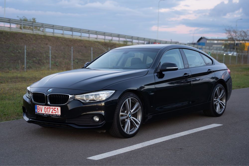 BMW Seria 4 F36 B47 Gran Coupe RAR Efectuat Xenon Piele Incalzire Camera Automat R19