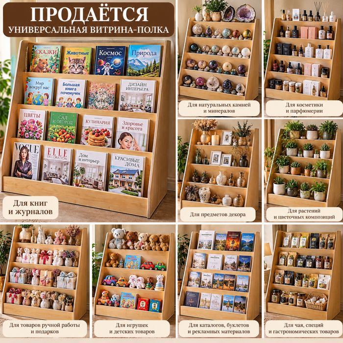 Витрина полка этажерка стелаж