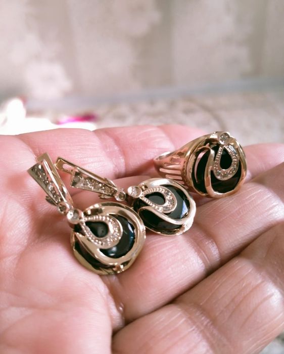 Да комплекта 583 проба СССР Москва, Бриллианты