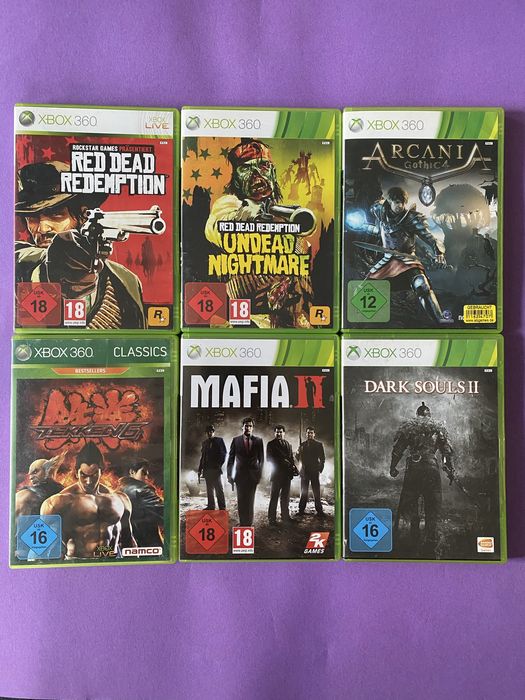 Xbox 360 игри – Red Dead Redemption, Dark Souls II, Mafia II, Tekken 6 и още | 11€ / брой