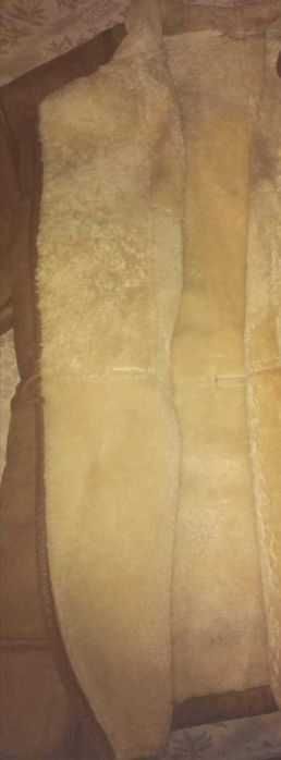 Cojoc piele și blana naturala, original FRIITALA, Finlanda, M,L,XL,2XL