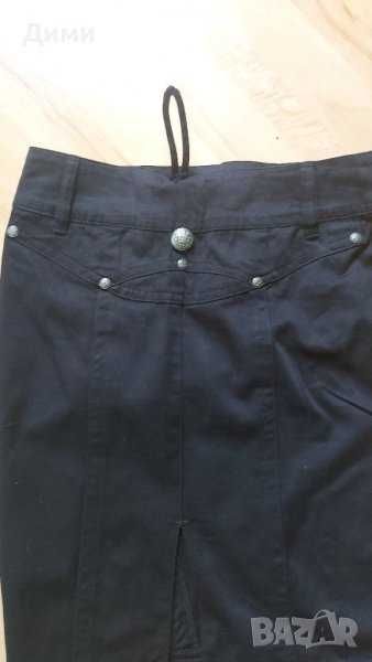 Спортно-елегантна пола в черно