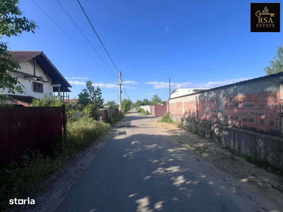 Teren intravilan de vanzare Bujoreni Lazaresti Valcea, 1200 mp, utilit