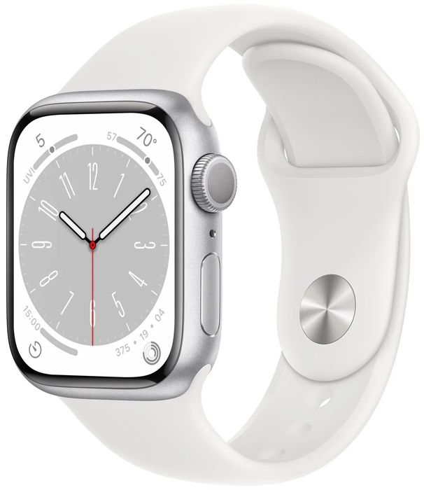 Apple Watch 8 белый продам часы 45mm