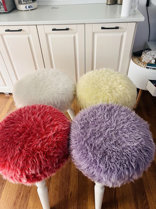 Set 4 scaune puf