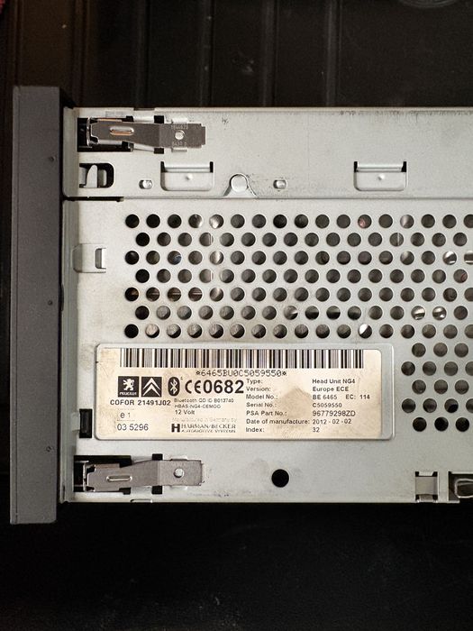 Navigatie NG4 Citroen C5