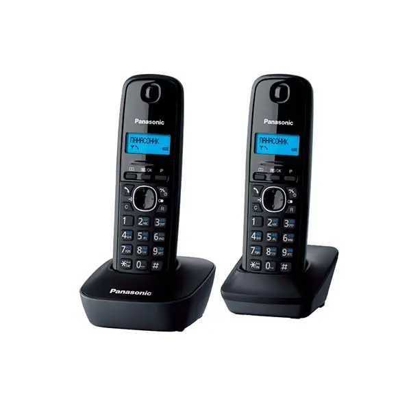 Радиотелефон Panasonic KX-TG1612CA, 2 трубки, DECT, АОН, Caller ID