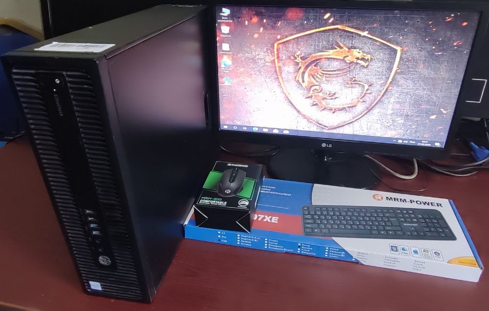 Mini PC Core i3 6100/4GB/500GB + монитор 20" LG