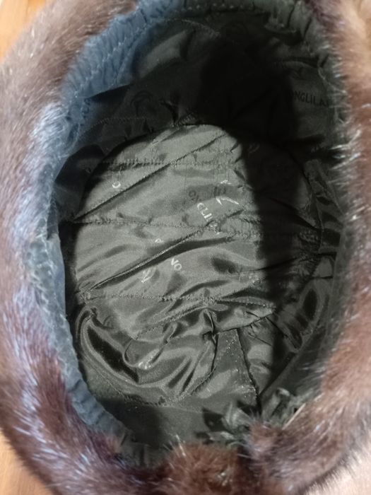 Женская норковая шапка