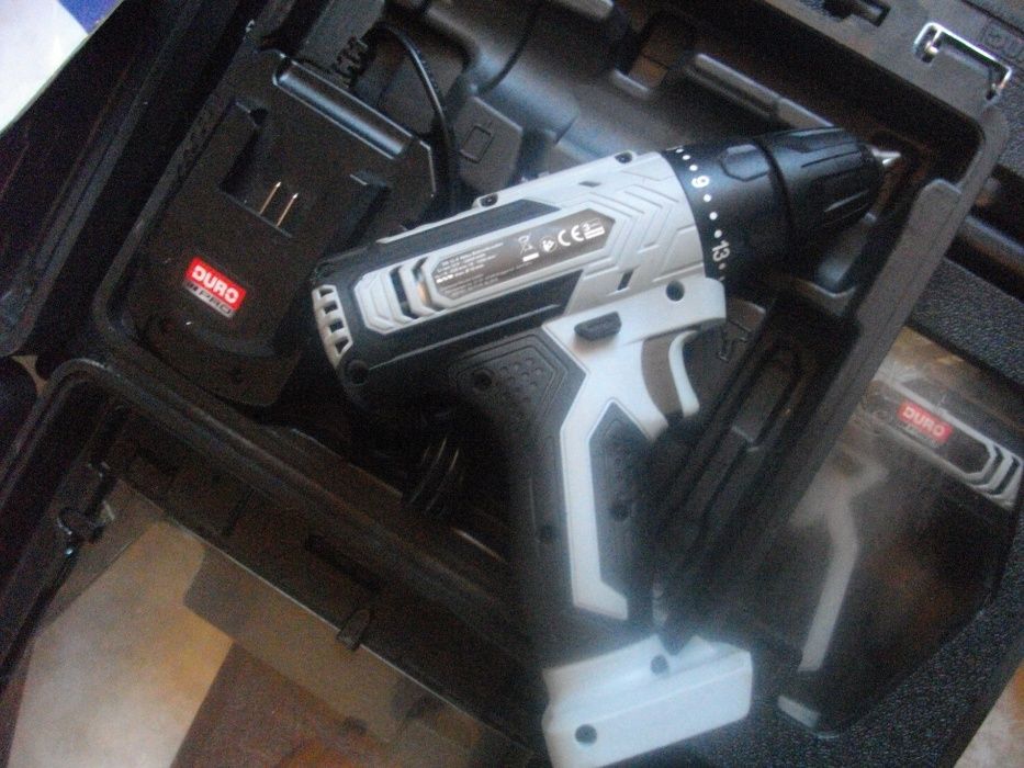 Нов 12V Li-ion Workzone DuroPro Боди Винтоверт+Зарядно+Куфар Немски12В
