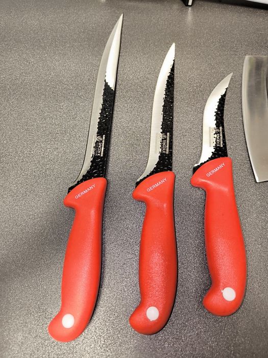 SET Cutite Macelarie 5 piese Germany RED
