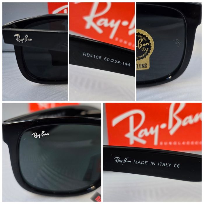 Класически мъжки слънчеви очила черни