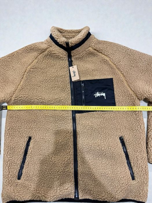 Stussy sherpa fleece jacket шерпа яке