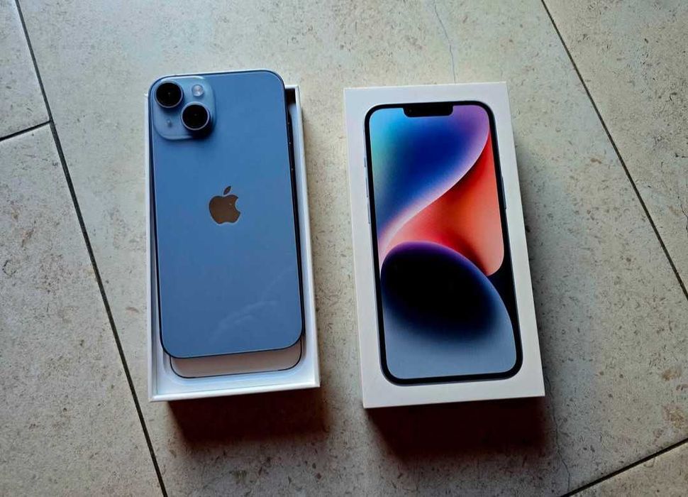 Iphone 14 blue gray