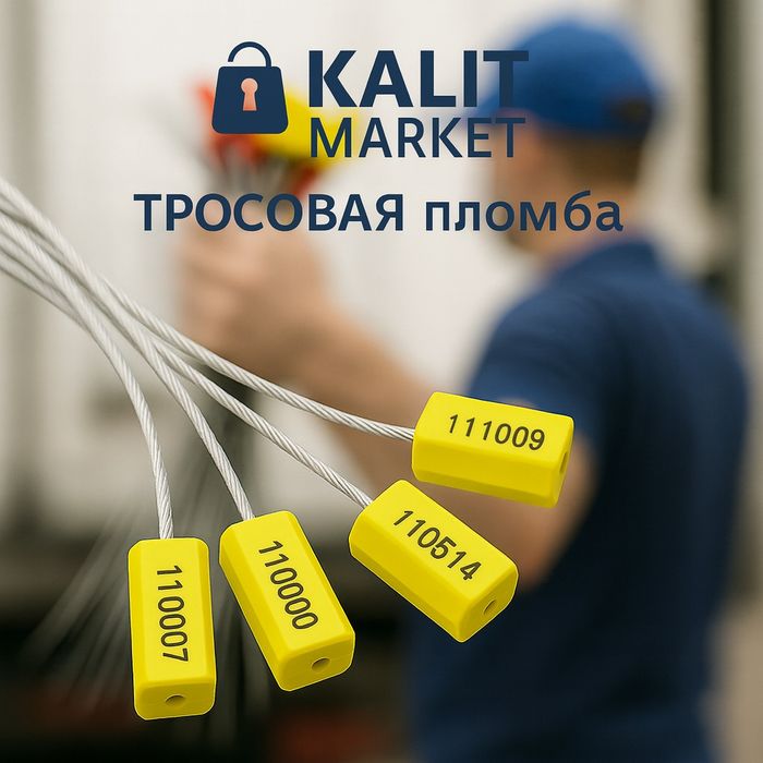 Пломбы контрольные тросовые