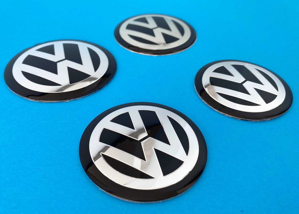 Vw Стикери за капачки на джанти / Golf / passat / bora емблеми лепенка