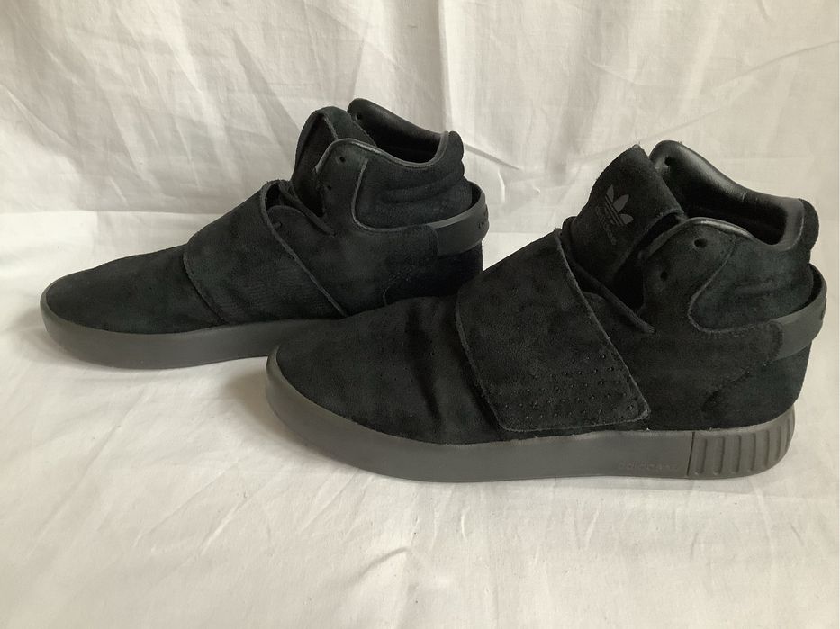 Ghete piele intoarsa naturala Adidas Tubular Strap, 38 2/3