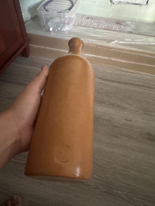 Глиняная винтажная бутылка с клеймом — СССР