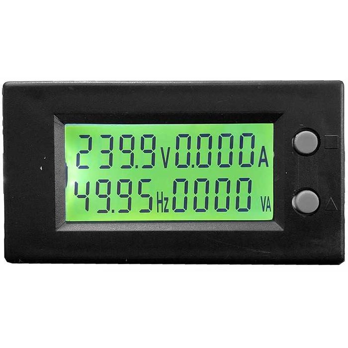 Aparat de masura, V/A/W/F, de panou, AC, 80-300V/0-100A, verde