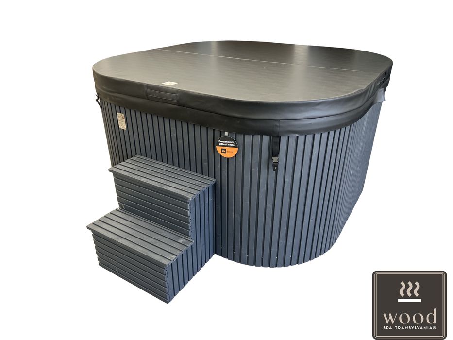 Ciubar Patrat 200*200 cm PREMIUM + Capac Termoizolat CADOU - Wood Spa