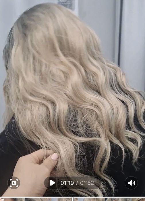 Парик шиньон,  готовая укладка